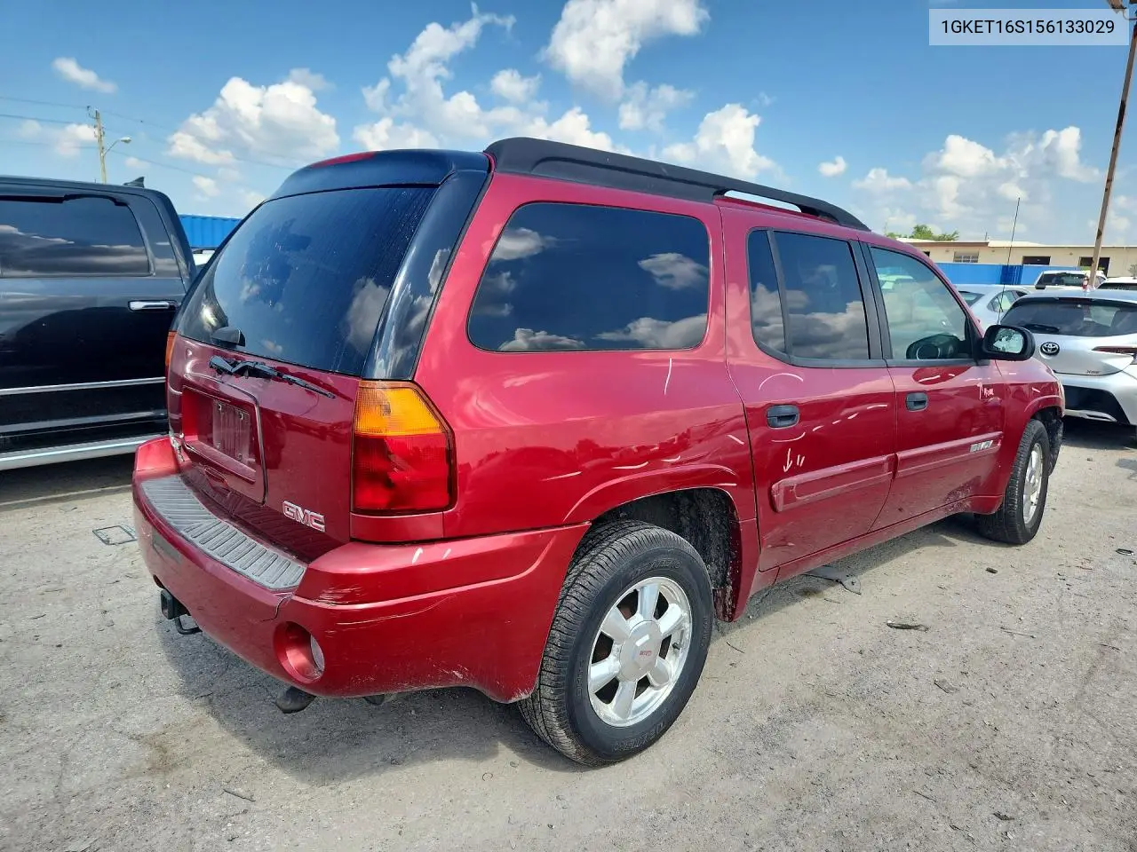 2005 GMC Envoy Xl VIN: 1GKET16S156133029 Lot: 59583456