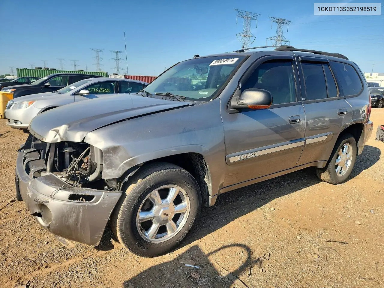 2005 GMC Envoy VIN: 1GKDT13S352198519 Lot: 59824906