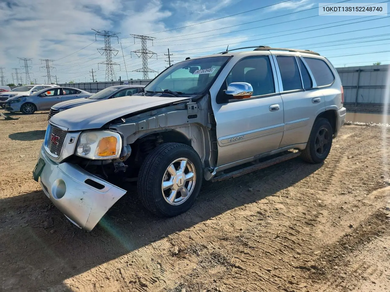 2005 GMC Envoy VIN: 1GKDT13S152248740 Lot: 60752846