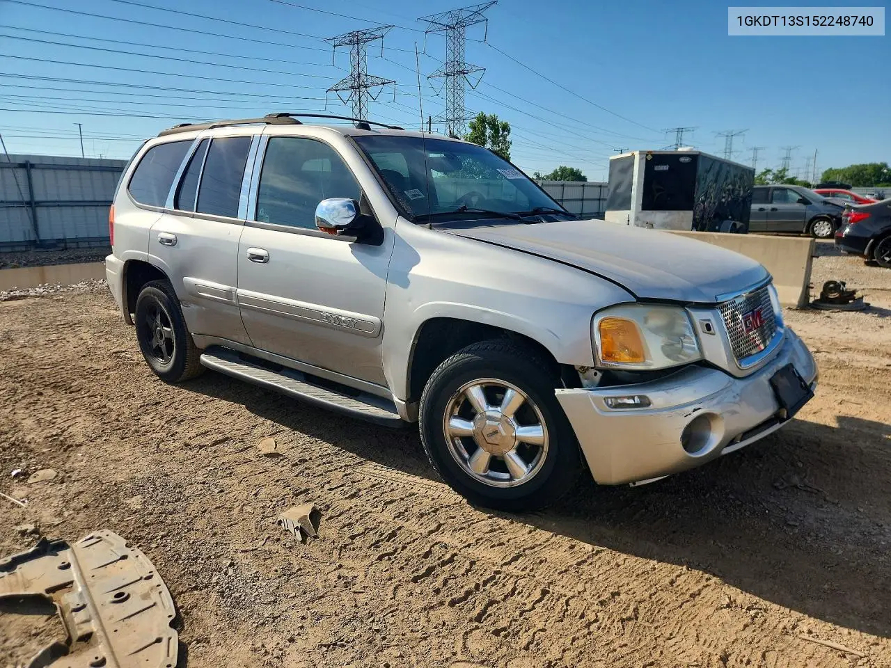 2005 GMC Envoy VIN: 1GKDT13S152248740 Lot: 60752846