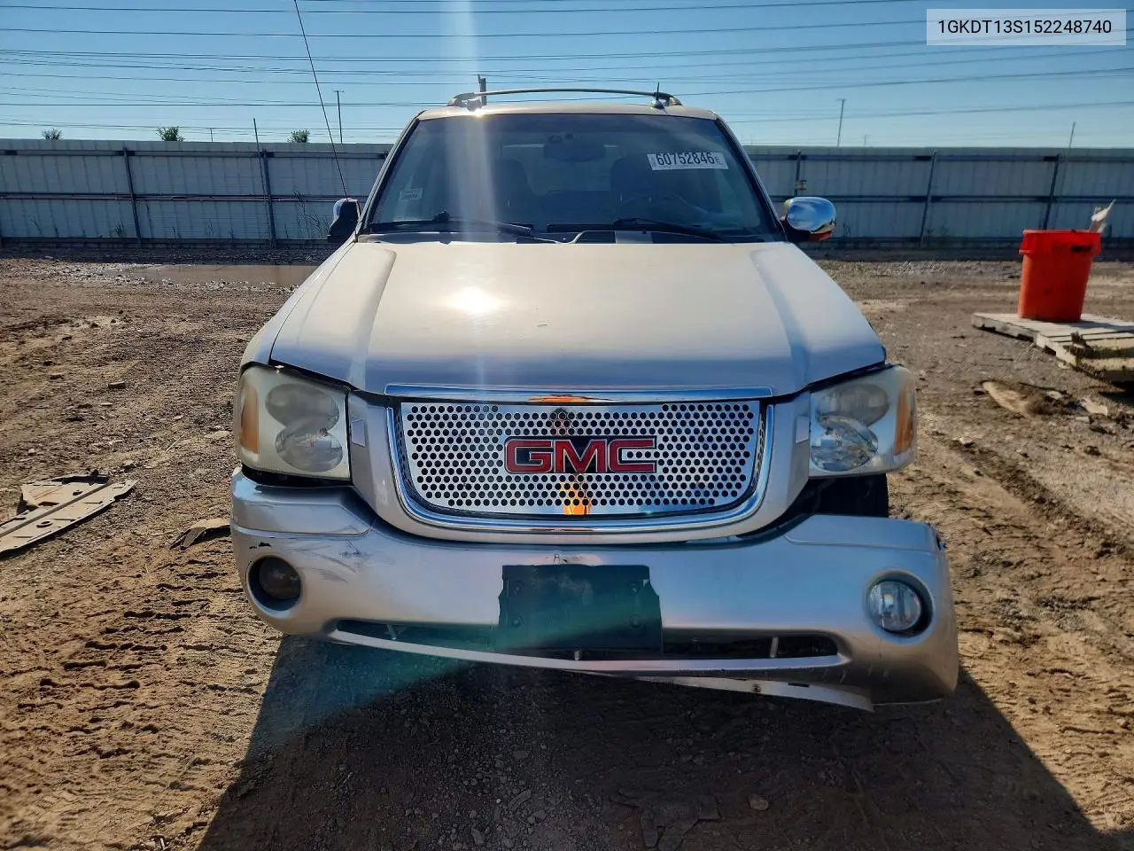 2005 GMC Envoy VIN: 1GKDT13S152248740 Lot: 60752846