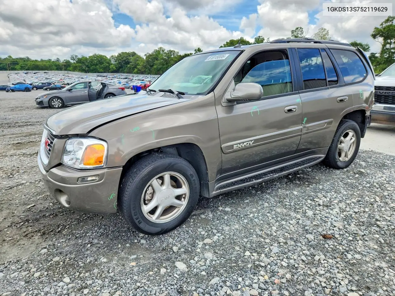 2005 GMC Envoy VIN: 1GKDS13S752119629 Lot: 61018006