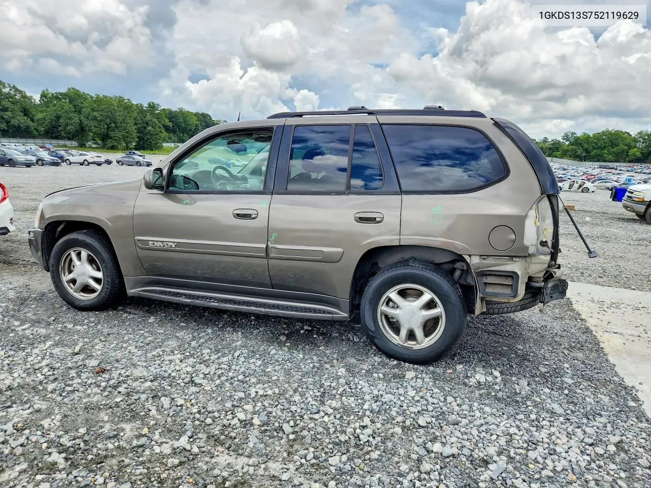 2005 GMC Envoy VIN: 1GKDS13S752119629 Lot: 61018006