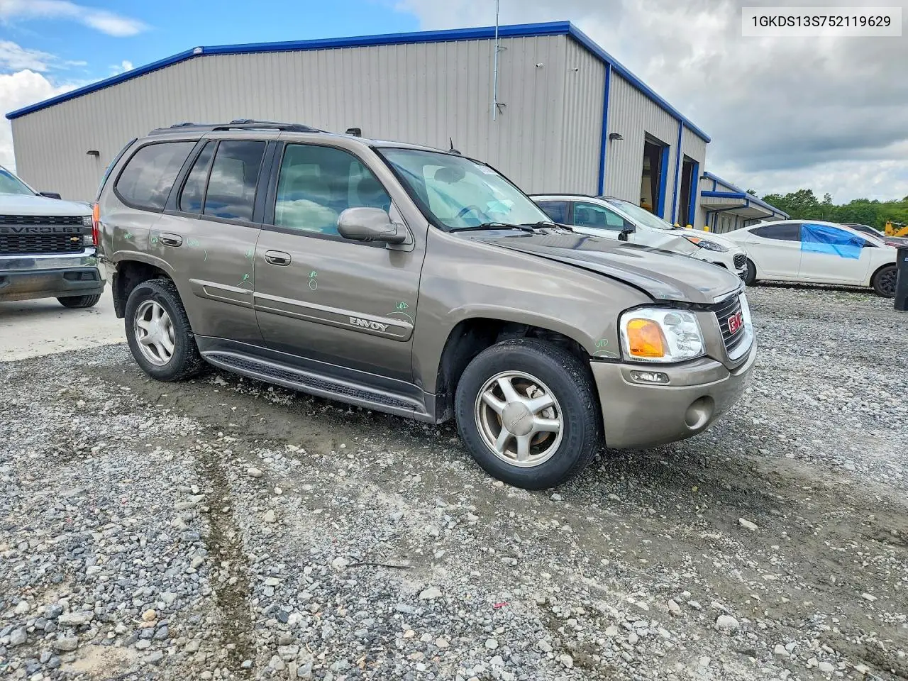 2005 GMC Envoy VIN: 1GKDS13S752119629 Lot: 61018006
