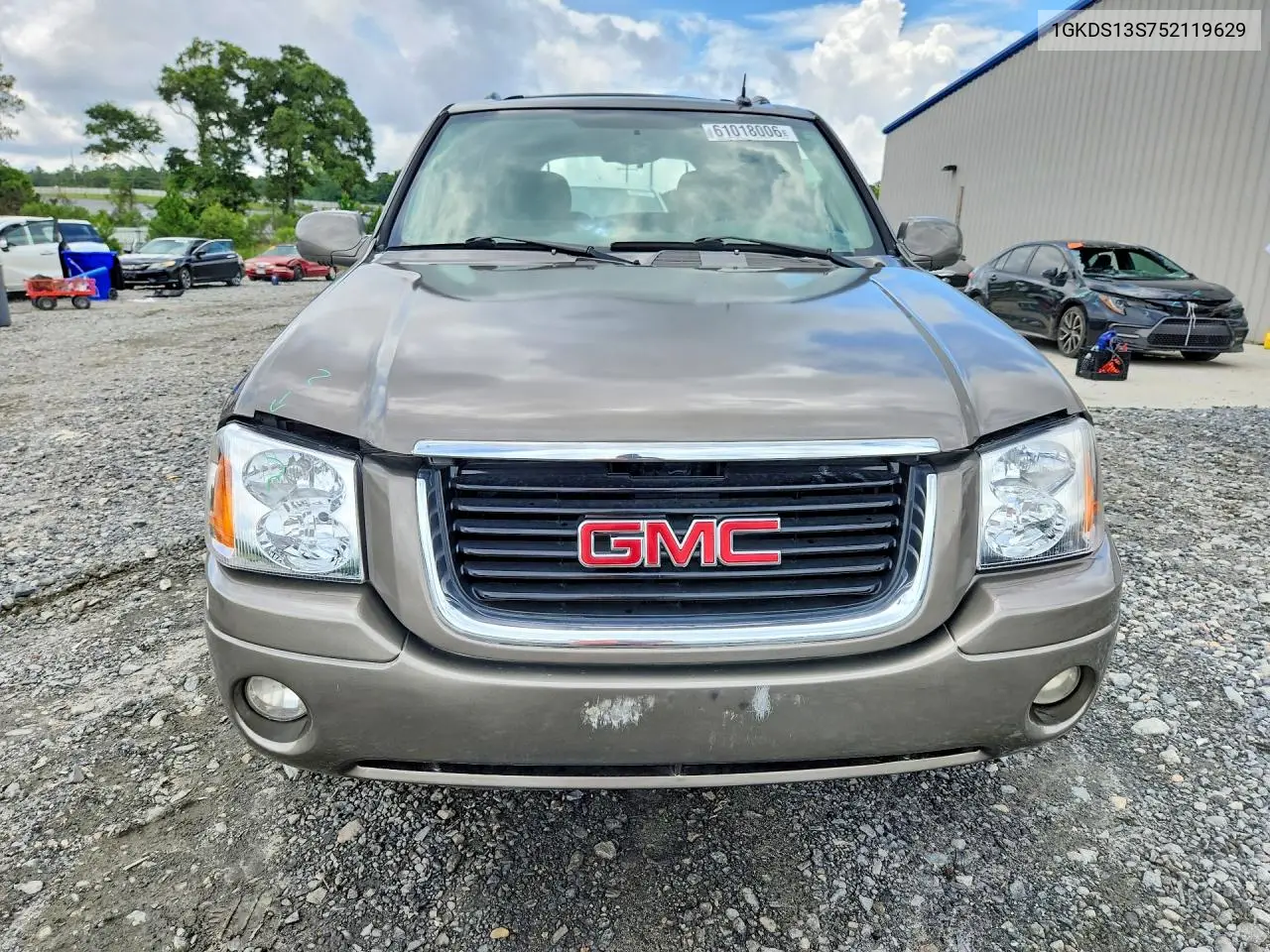 2005 GMC Envoy VIN: 1GKDS13S752119629 Lot: 61018006