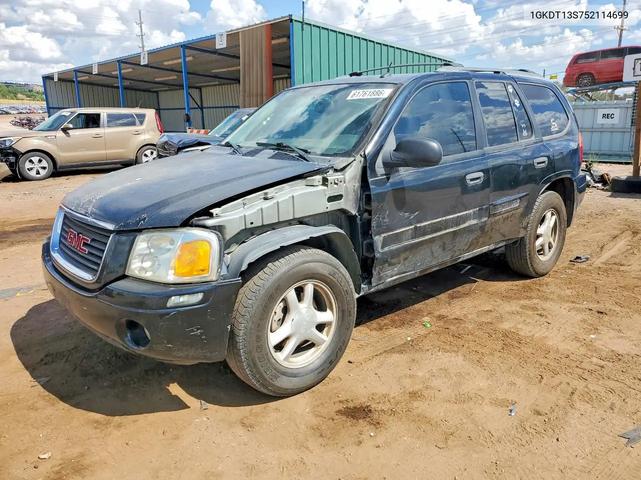 2005 GMC Envoy VIN: 1GKDT13S752114699 Lot: 61761886