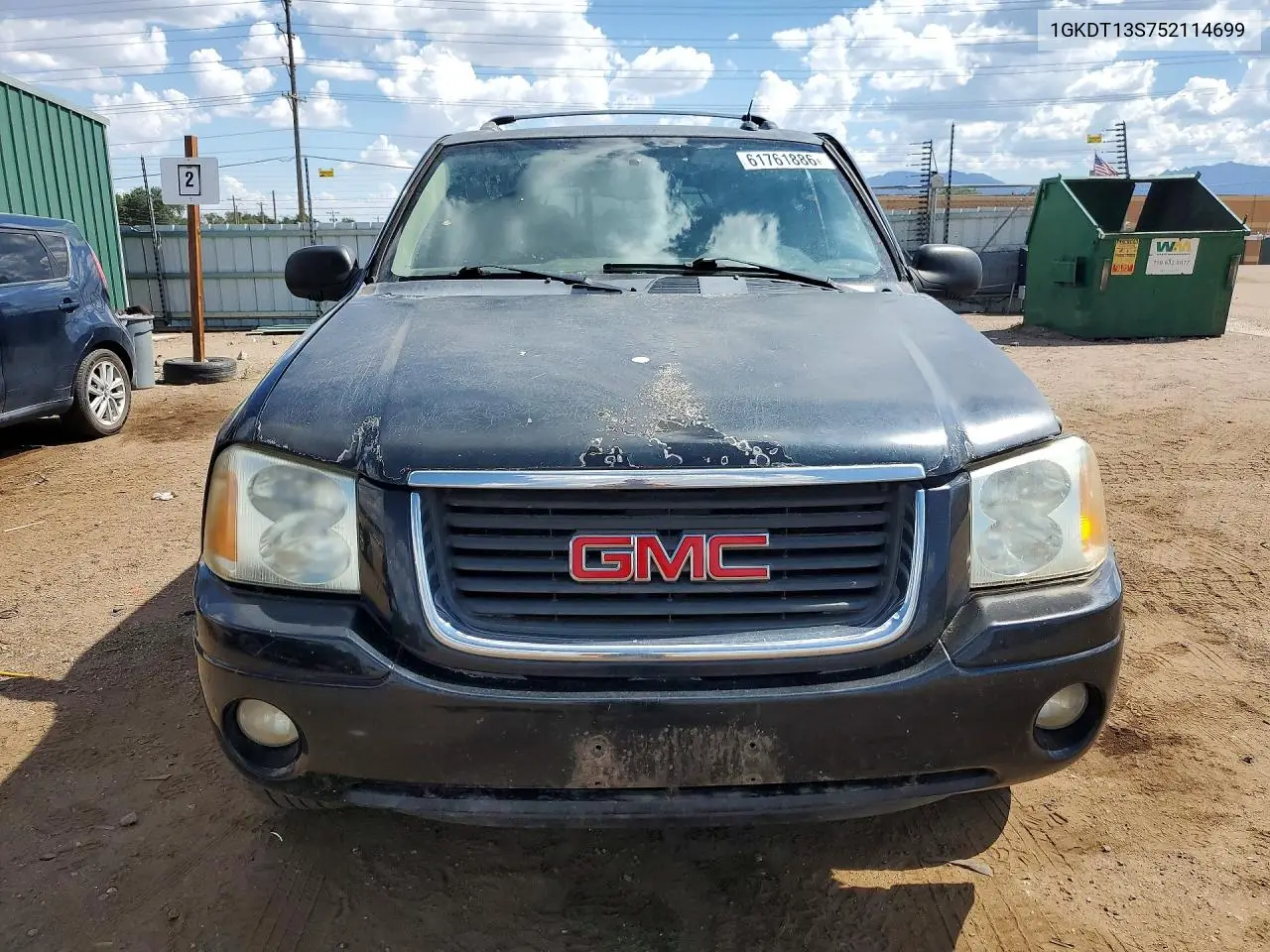2005 GMC Envoy VIN: 1GKDT13S752114699 Lot: 61761886