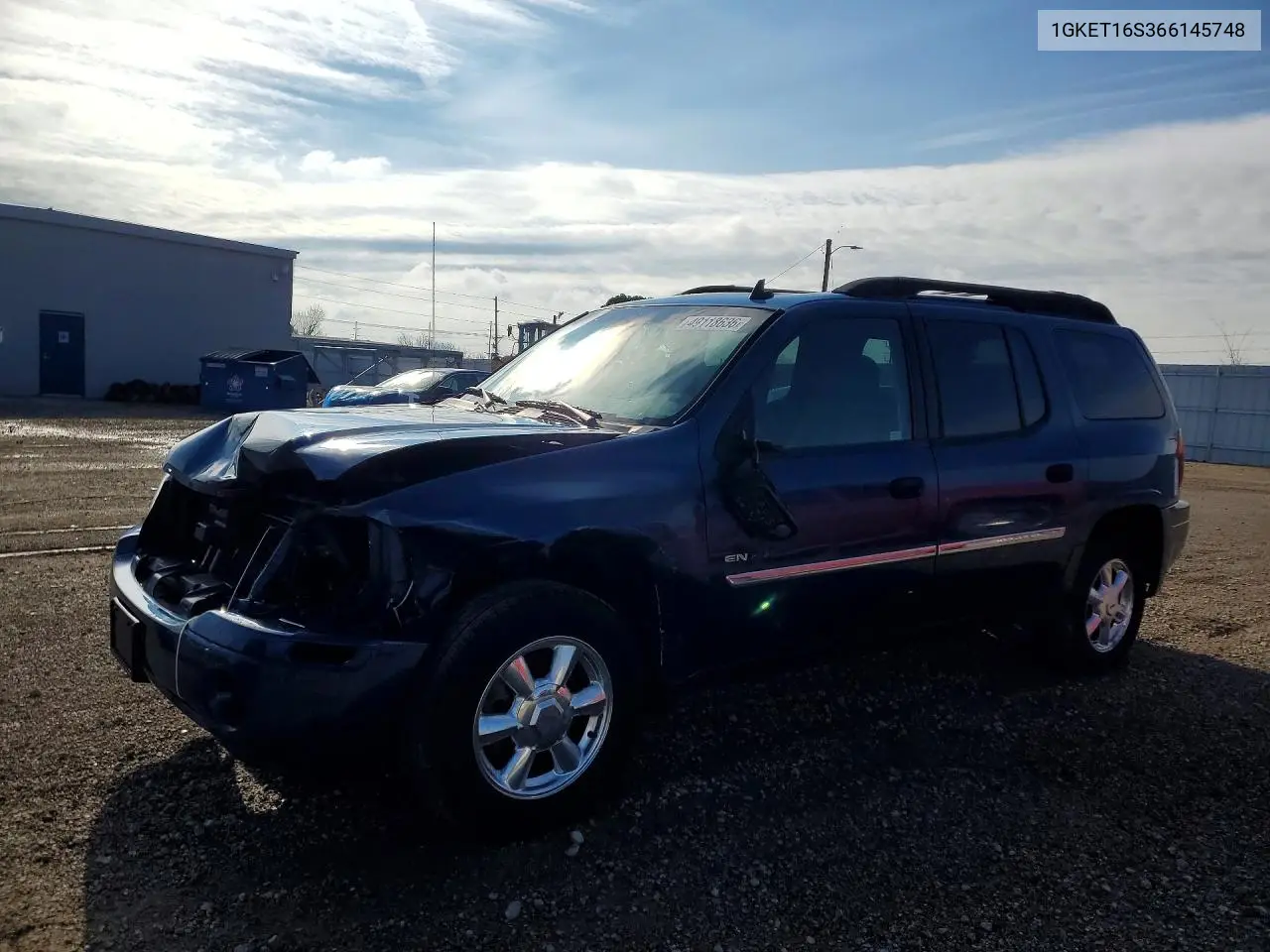 2006 GMC Envoy Xl VIN: 1GKET16S366145748 Lot: 49118636