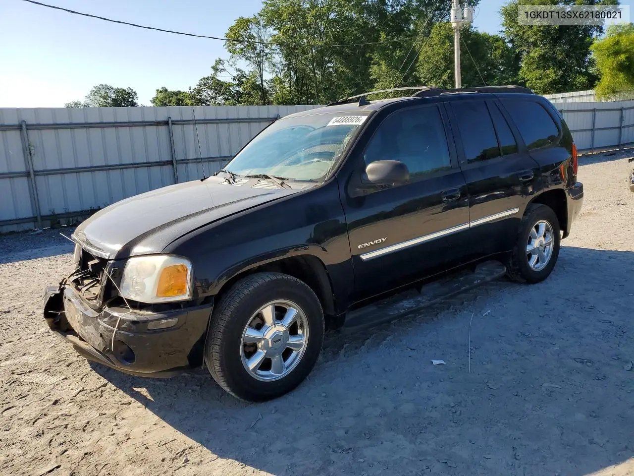 2006 GMC Envoy VIN: 1GKDT13SX62180021 Lot: 54086926