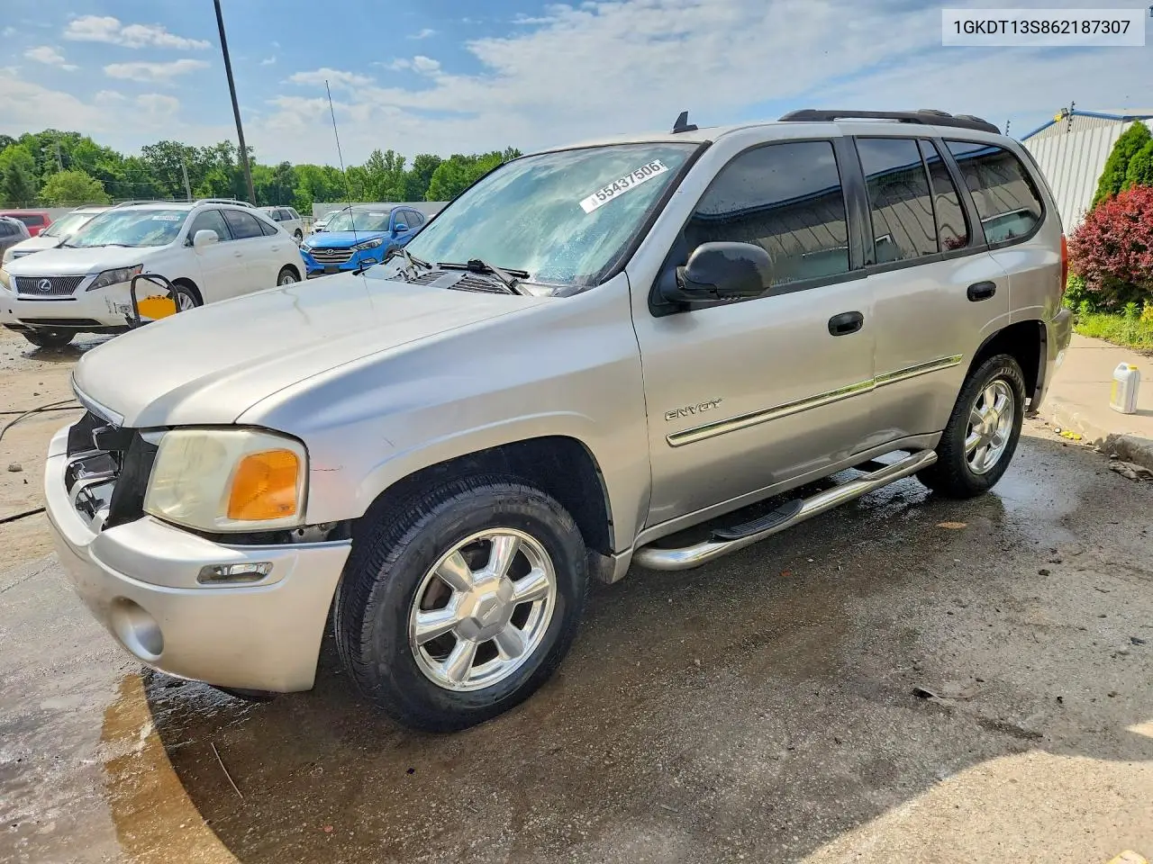2006 GMC Envoy VIN: 1GKDT13S862187307 Lot: 55437506