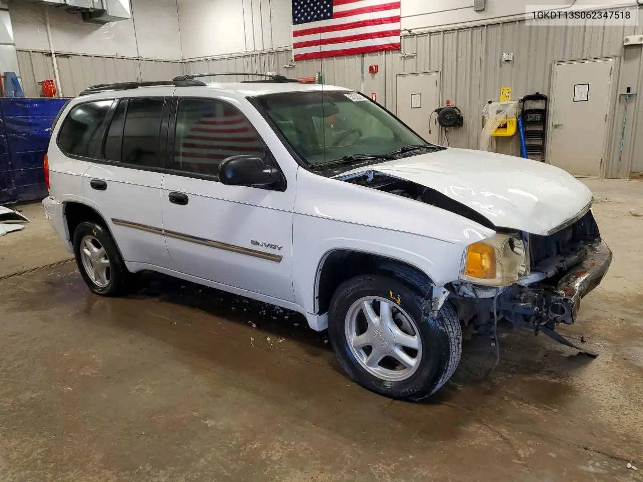 2006 GMC Envoy VIN: 1GKDT13S062347518 Lot: 57213066