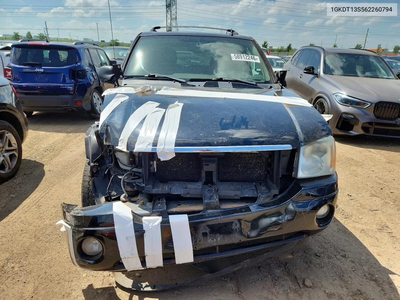 2006 GMC Envoy VIN: 1GKDT13S562260794 Lot: 58912246