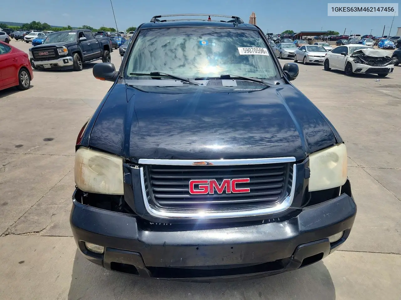 2006 GMC Envoy VIN: 1GKES63M462147456 Lot: 59070596