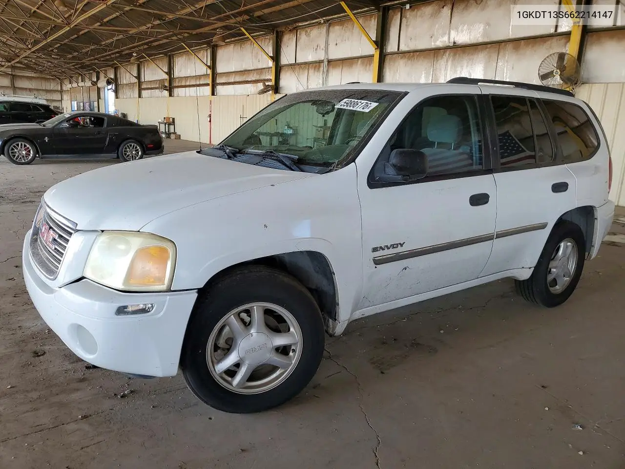 2006 GMC Envoy VIN: 1GKDT13S662214147 Lot: 59886176