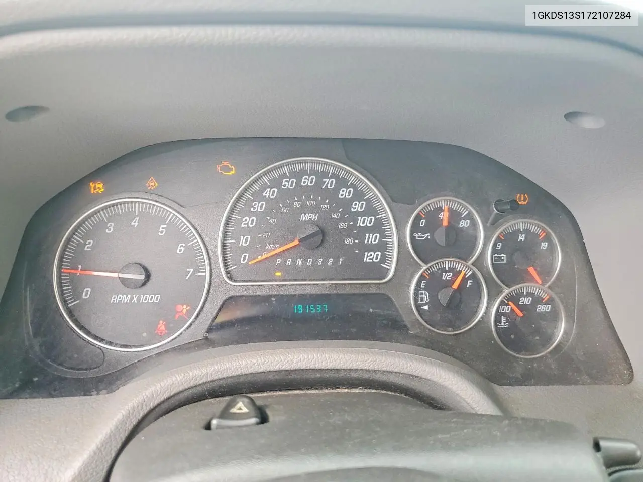 2007 GMC Envoy VIN: 1GKDS13S172107284 Lot: 53008716