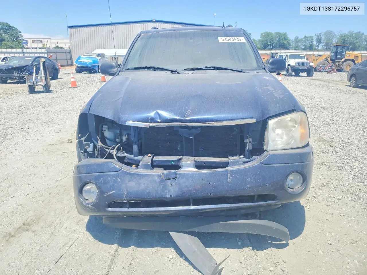 2007 GMC Envoy VIN: 1GKDT13S172296757 Lot: 53583436