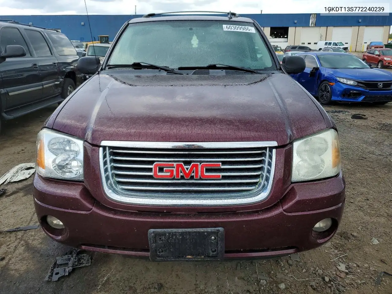 2007 GMC Envoy VIN: 1GKDT13S772240239 Lot: 60309986