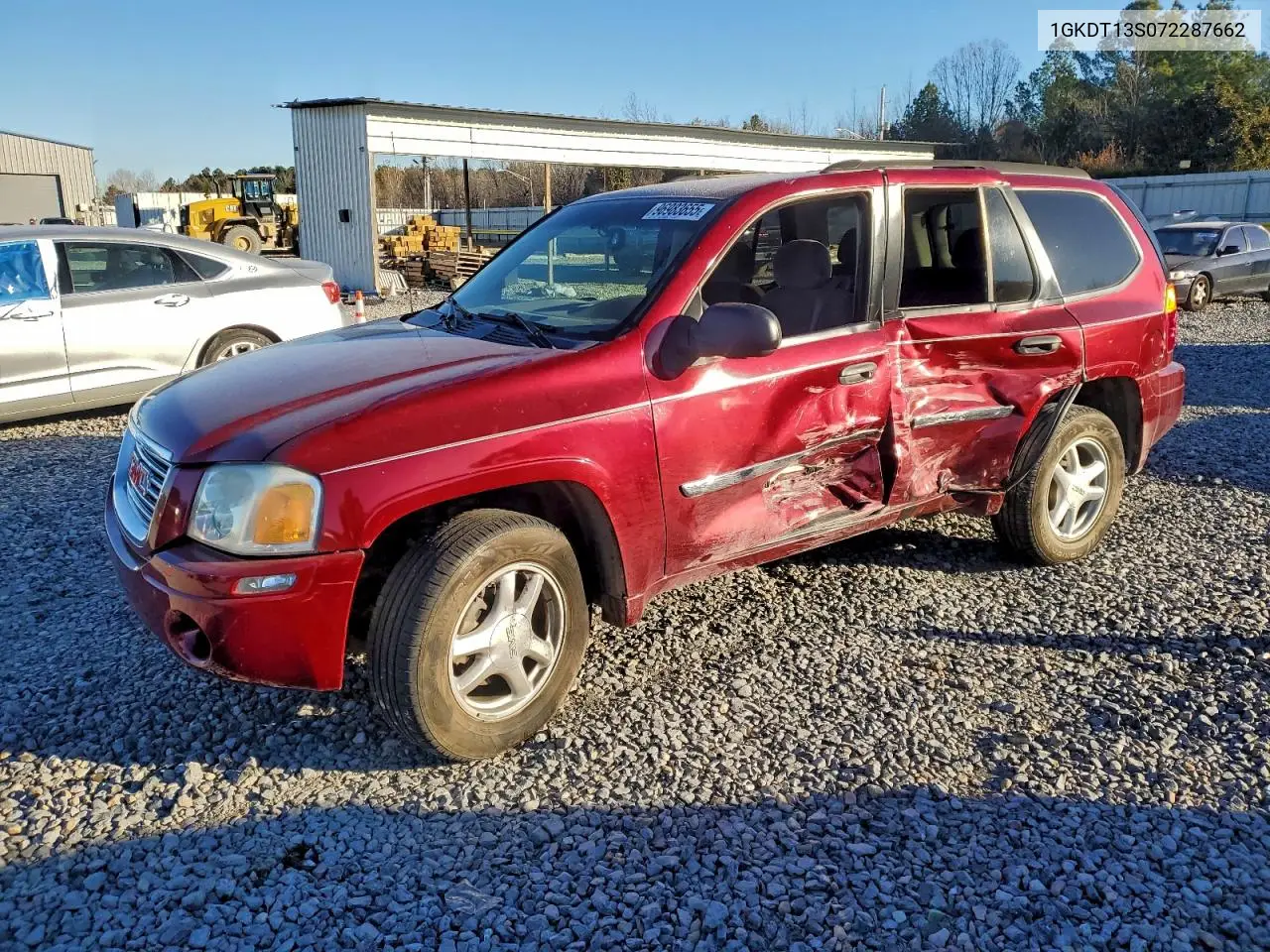 1GKDT13S072287662 2007 GMC Envoy