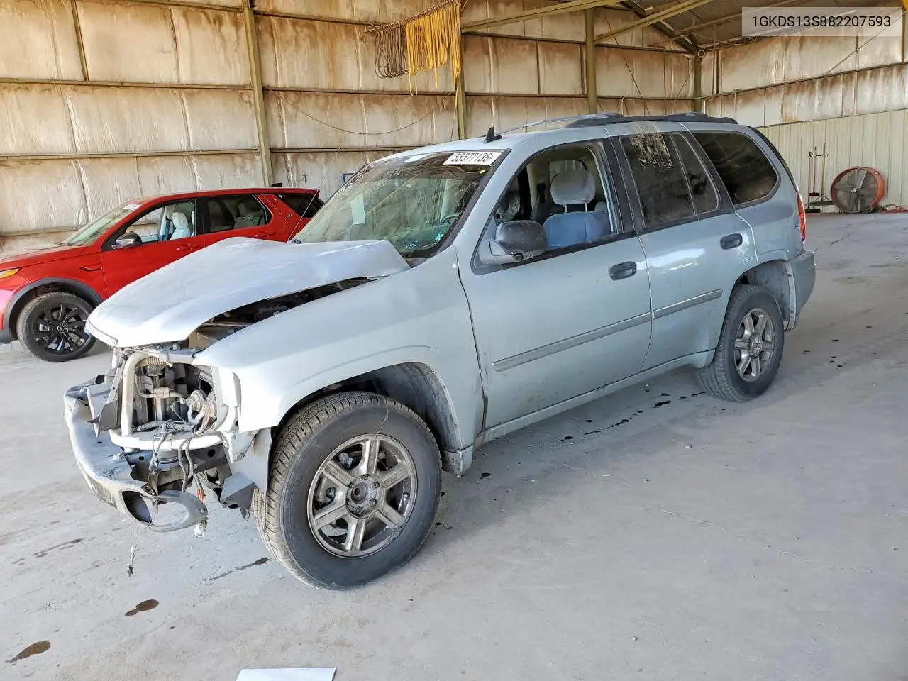 2008 GMC Envoy VIN: 1GKDS13S882207593 Lot: 55577136