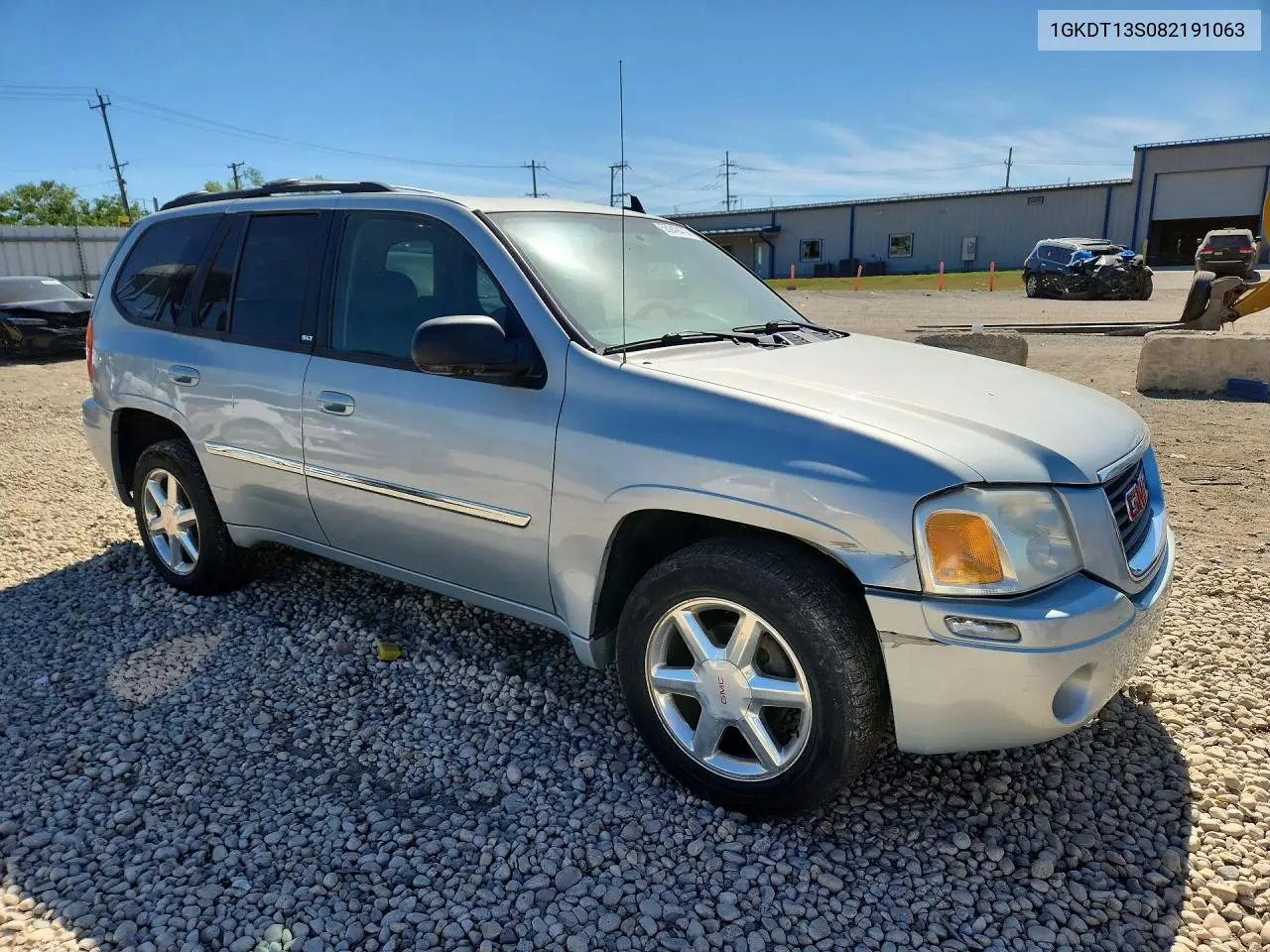 2008 GMC Envoy VIN: 1GKDT13S082191063 Lot: 55949476