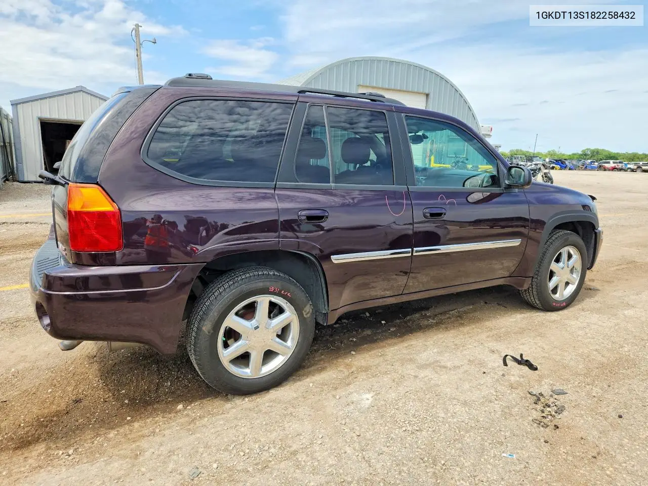 2008 GMC Envoy VIN: 1GKDT13S182258432 Lot: 57830236
