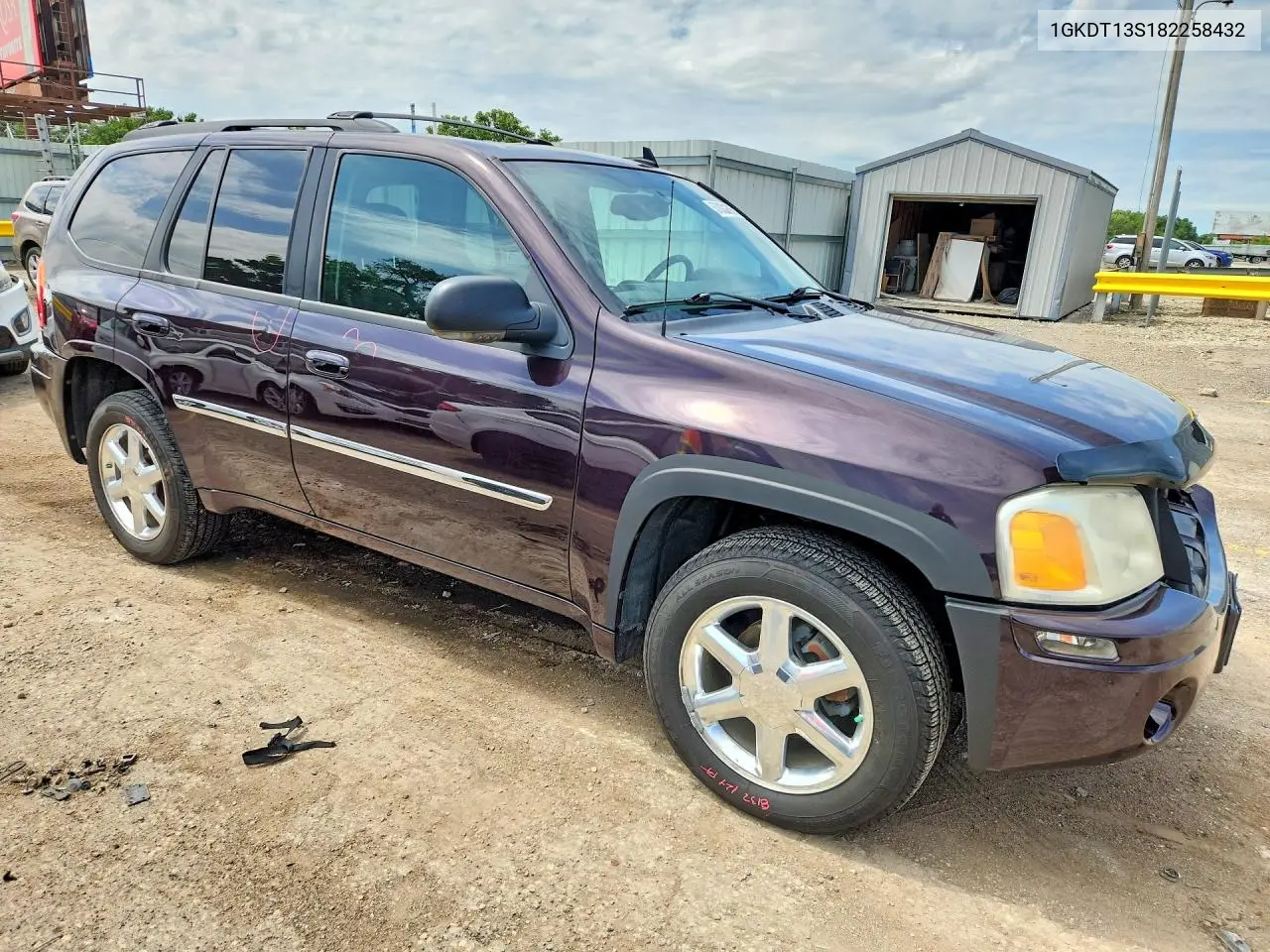 2008 GMC Envoy VIN: 1GKDT13S182258432 Lot: 57830236