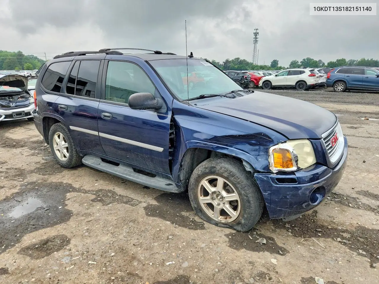 2008 GMC Envoy VIN: 1GKDT13S182151140 Lot: 58954176