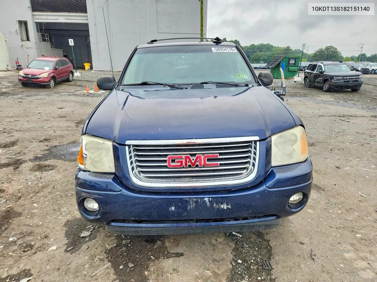 2008 GMC Envoy VIN: 1GKDT13S182151140 Lot: 58954176