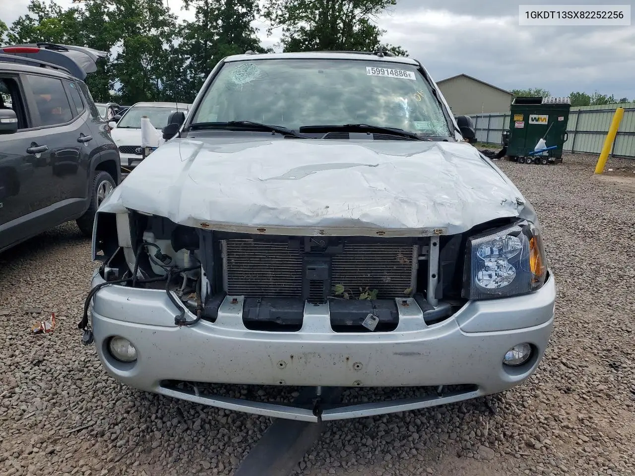 2008 GMC Envoy VIN: 1GKDT13SX82252256 Lot: 59914886
