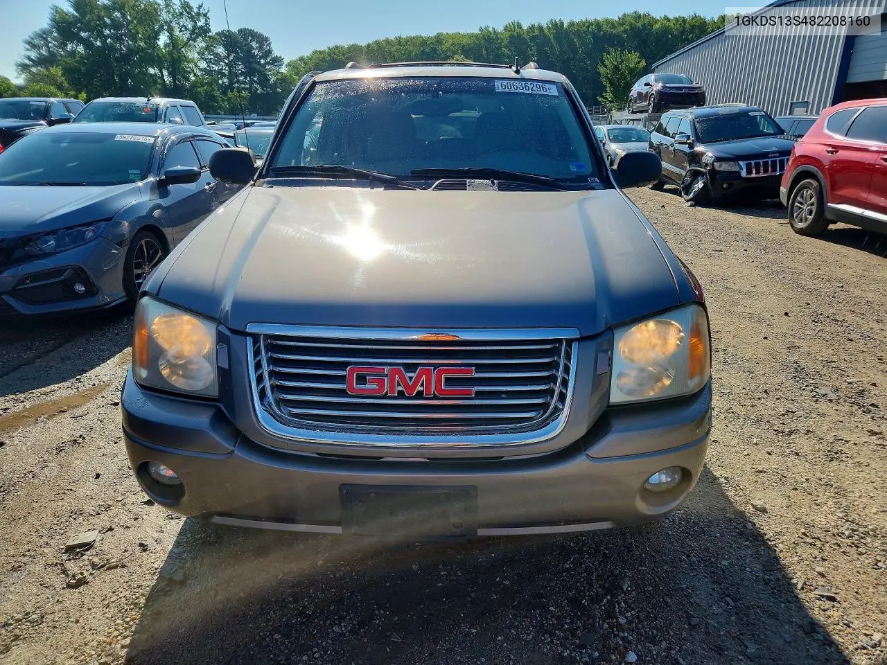 2008 GMC Envoy VIN: 1GKDS13S482208160 Lot: 60636296