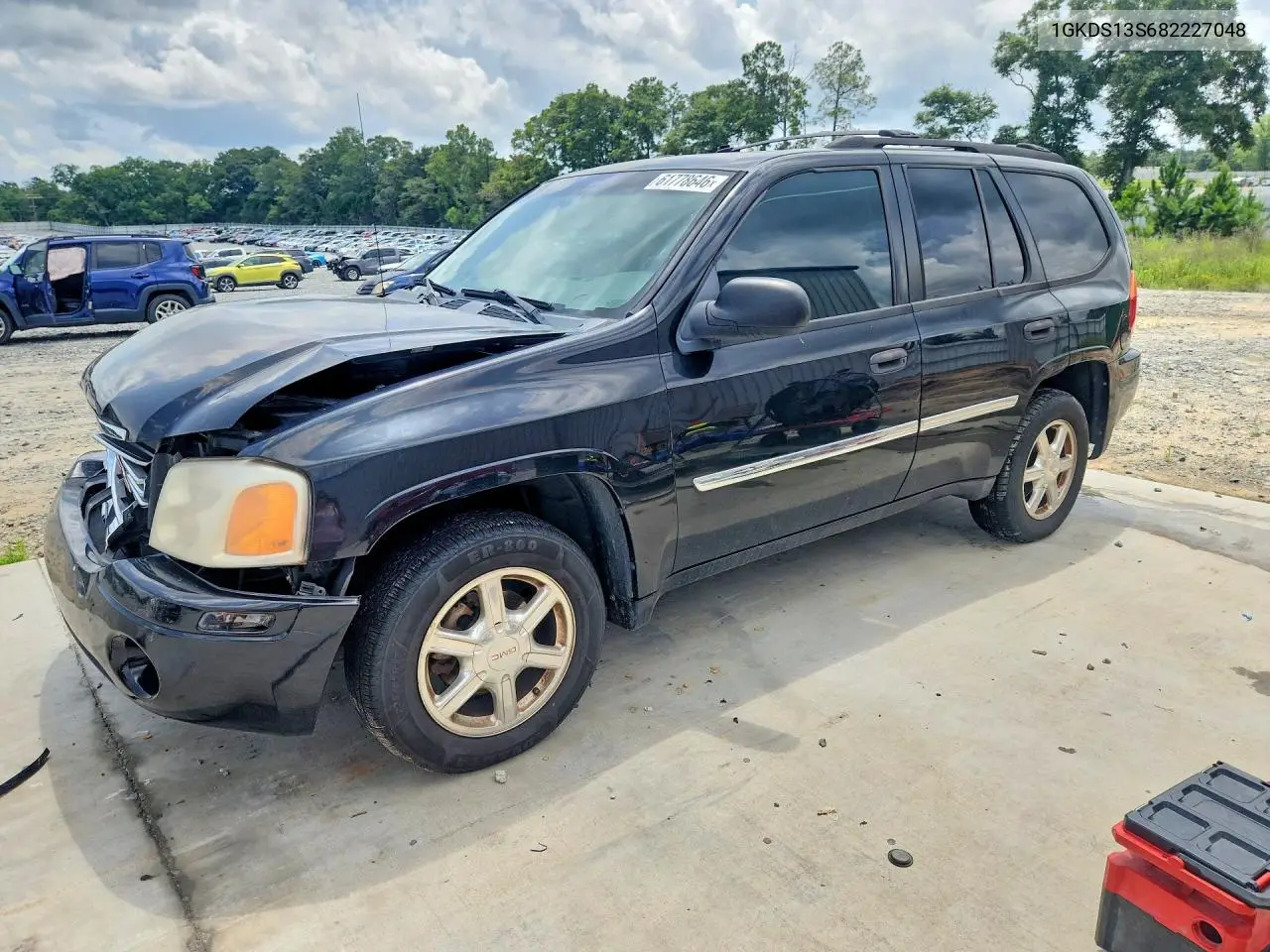 2008 GMC Envoy VIN: 1GKDS13S682227048 Lot: 61778646