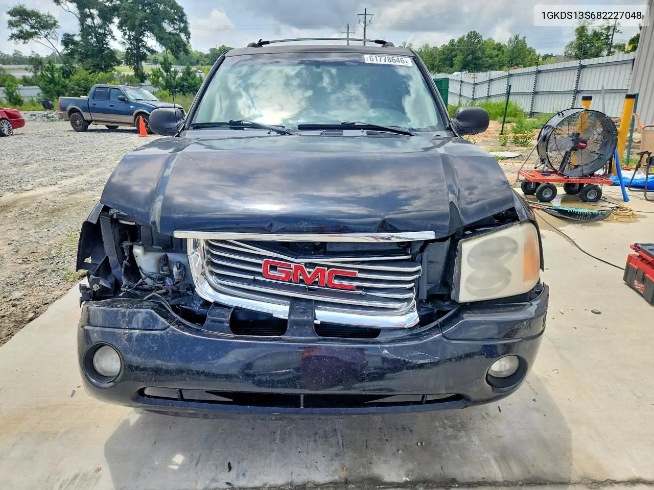 2008 GMC Envoy VIN: 1GKDS13S682227048 Lot: 61778646