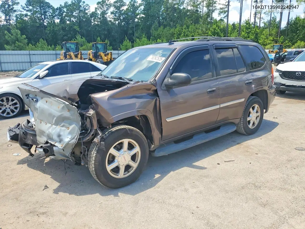 2008 GMC Envoy VIN: 1GKDT13S982242947 Lot: 76292525