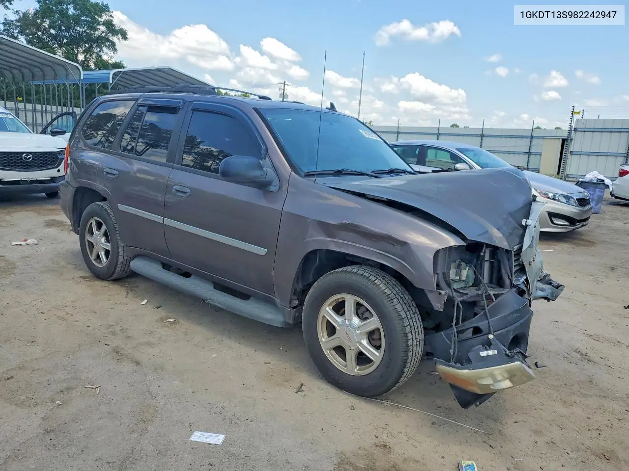 2008 GMC Envoy VIN: 1GKDT13S982242947 Lot: 76292525