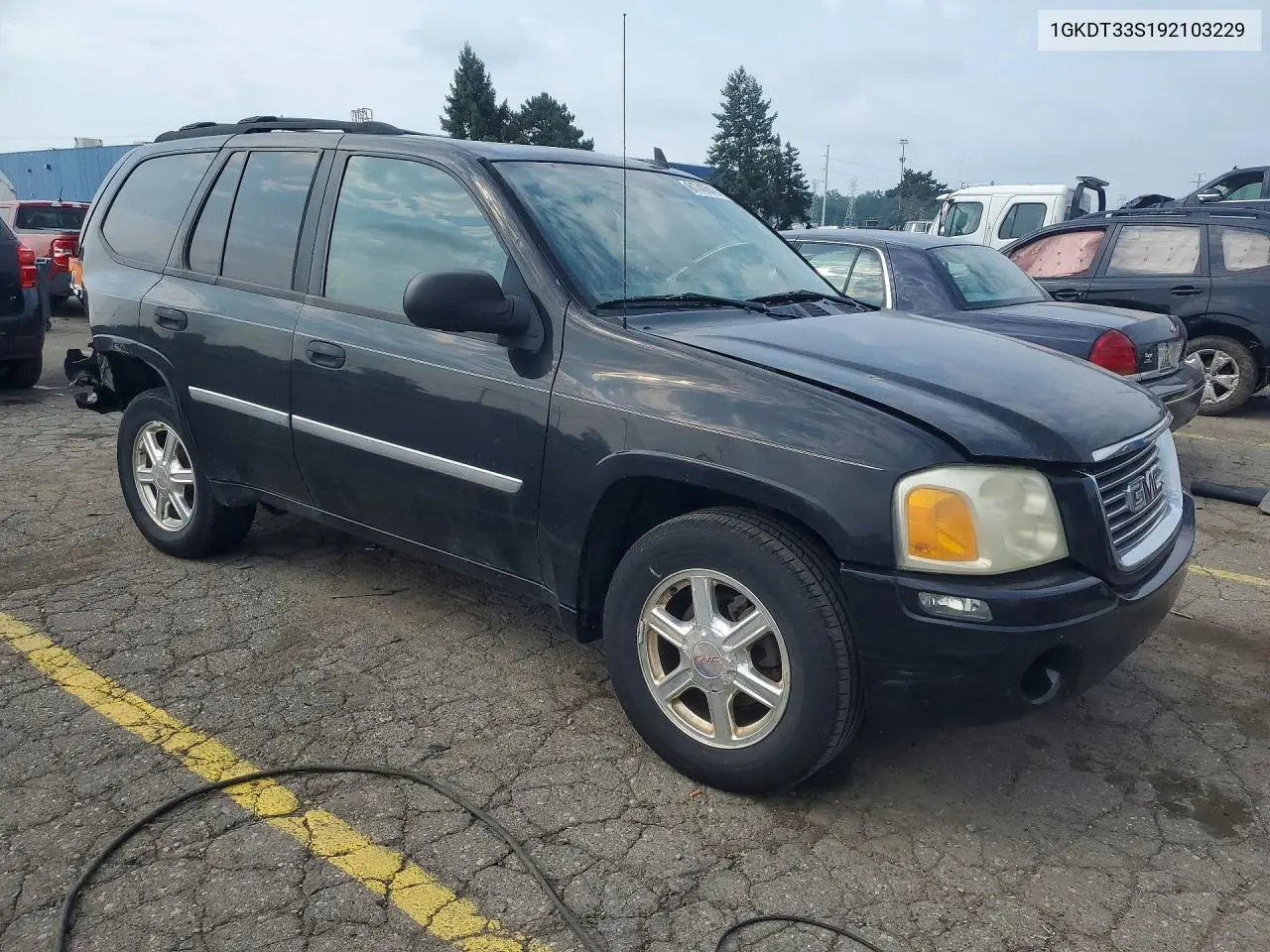 2009 GMC Envoy Sle VIN: 1GKDT33S192103229 Lot: 61743846