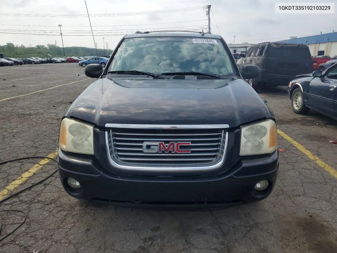 2009 GMC Envoy Sle VIN: 1GKDT33S192103229 Lot: 61743846