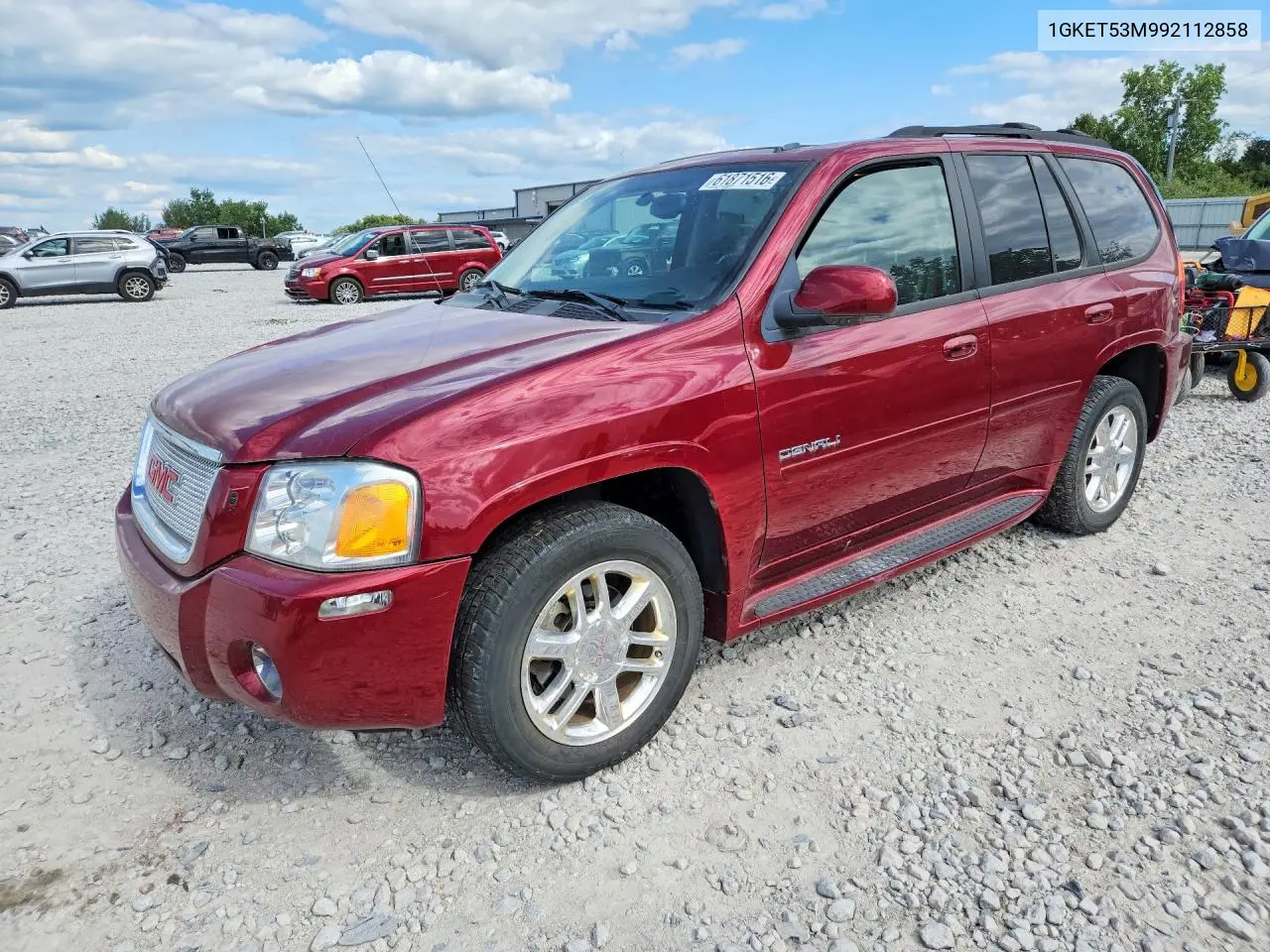 2009 GMC Envoy Denali VIN: 1GKET53M992112858 Lot: 61871516
