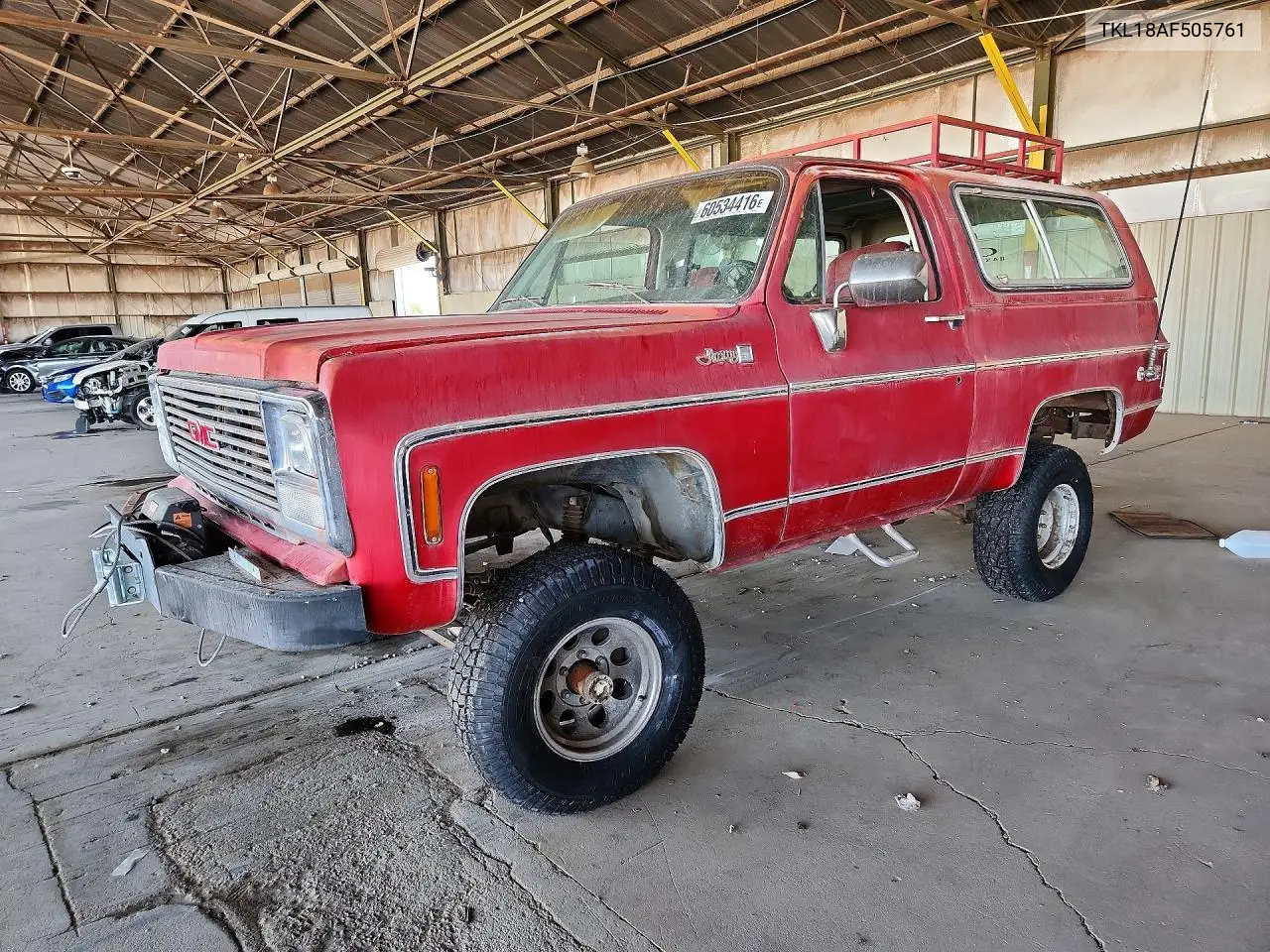 1980 GMC Jimmy VIN: TKL18AF505761 Lot: 60534416