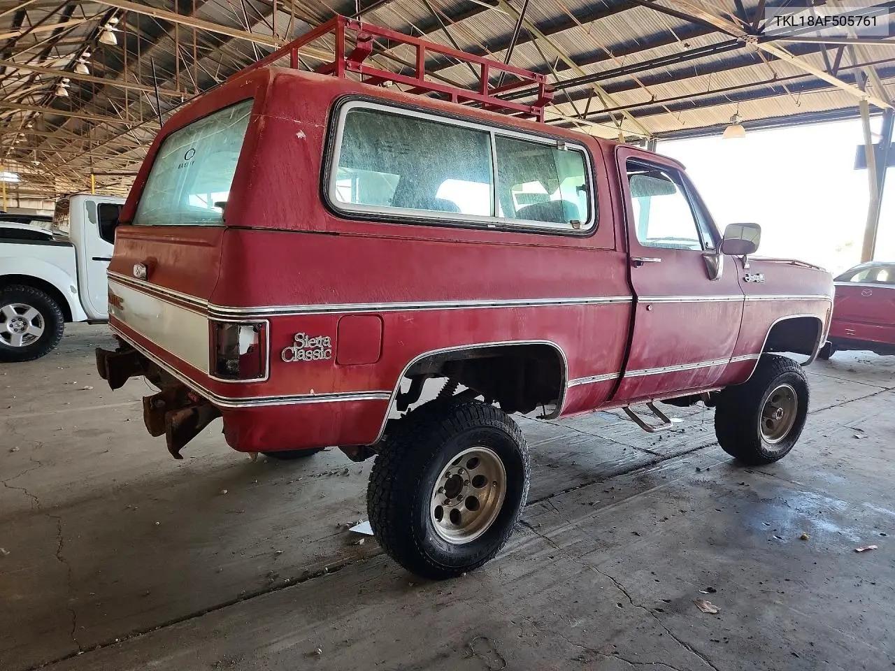 1980 GMC Jimmy VIN: TKL18AF505761 Lot: 60534416