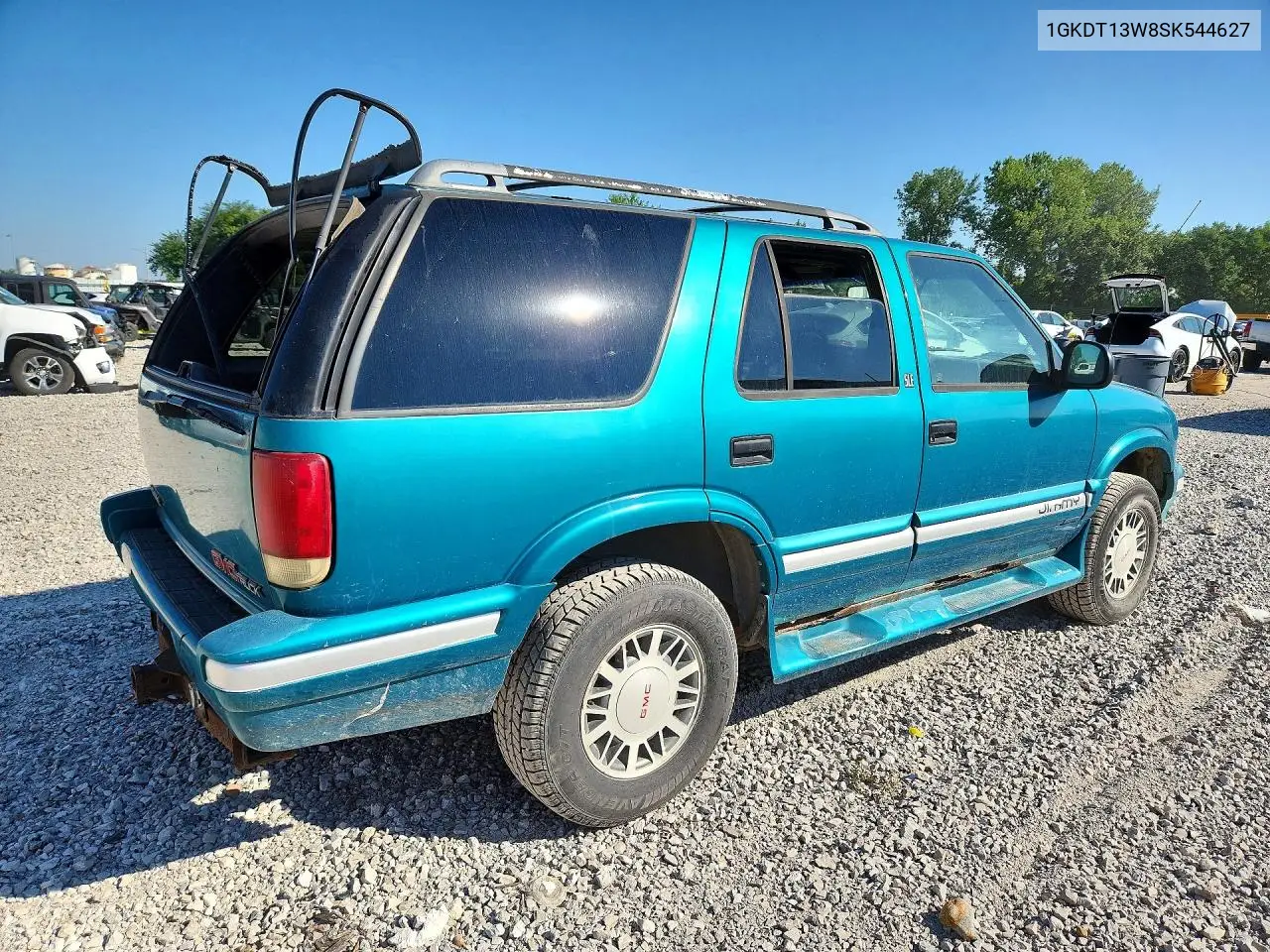 1995 GMC Jimmy VIN: 1GKDT13W8SK544627 Lot: 60695686