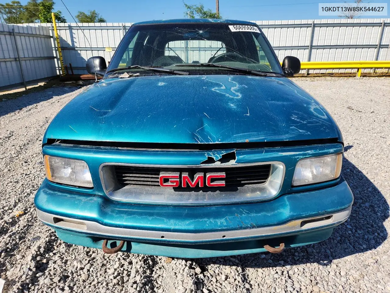 1995 GMC Jimmy VIN: 1GKDT13W8SK544627 Lot: 60695686