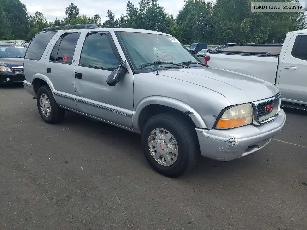 1996 GMC Jimmy VIN: 1GKDT13W2T2530949 Lot: 59224596