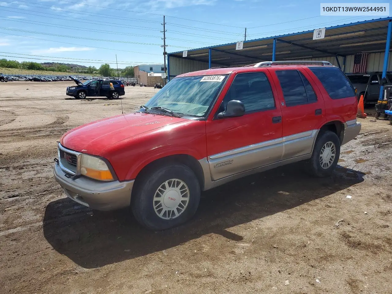 1998 GMC Jimmy VIN: 1GKDT13W9W2544951 Lot: 52893876