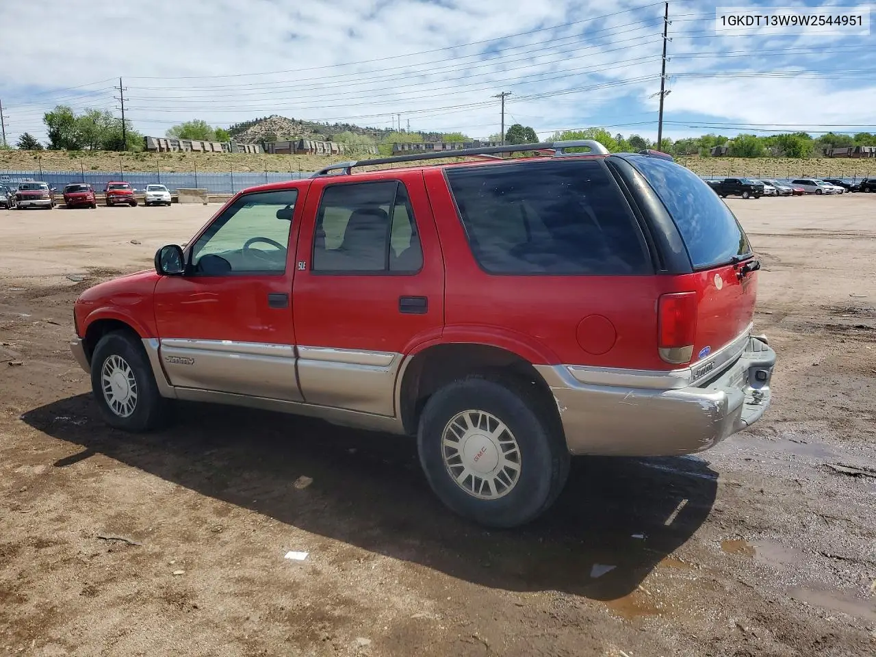 1998 GMC Jimmy VIN: 1GKDT13W9W2544951 Lot: 52893876