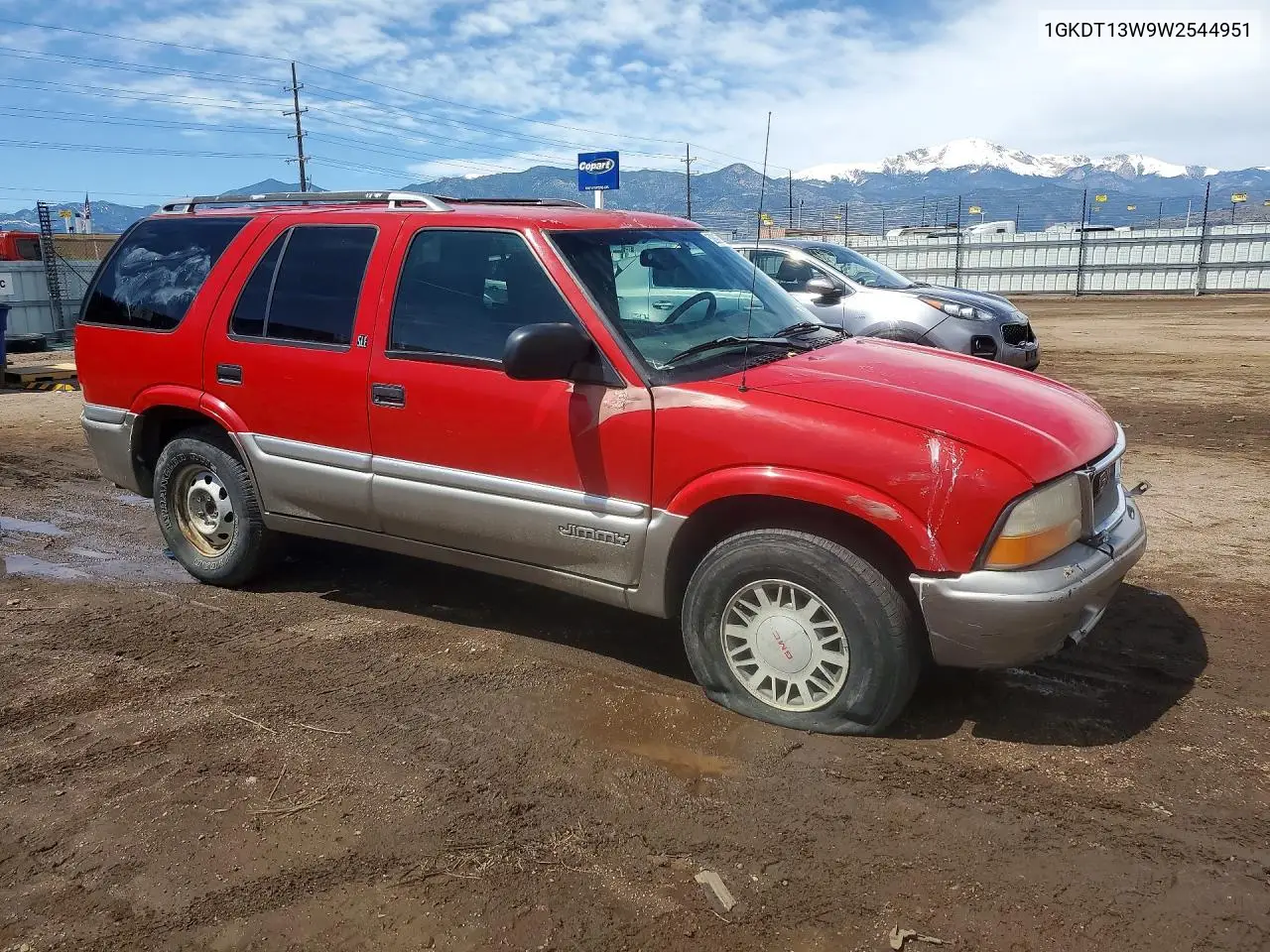 1998 GMC Jimmy VIN: 1GKDT13W9W2544951 Lot: 52893876