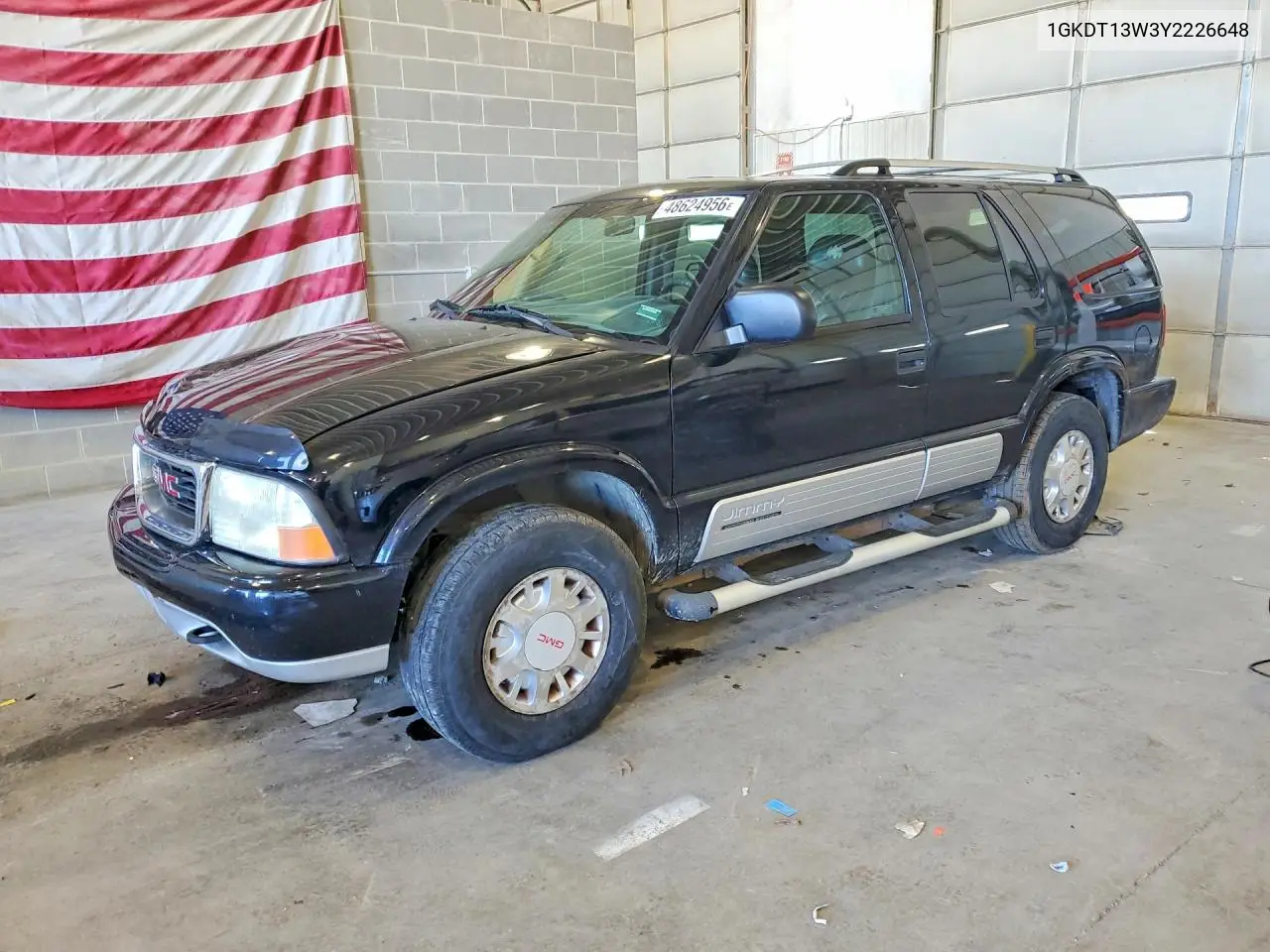 2000 GMC Jimmy / Envoy VIN: 1GKDT13W3Y2226648 Lot: 48624956