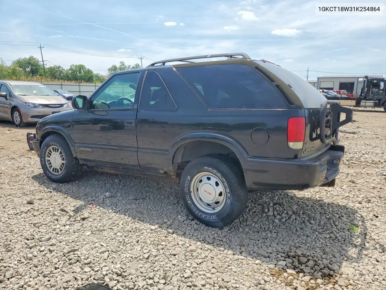 2001 GMC Jimmy VIN: 1GKCT18W31K254864 Lot: 54903596