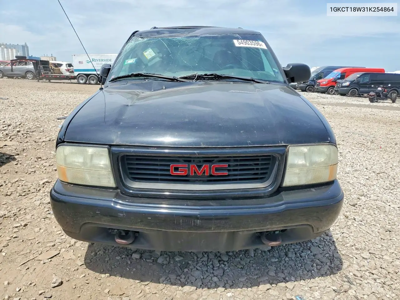 2001 GMC Jimmy VIN: 1GKCT18W31K254864 Lot: 54903596