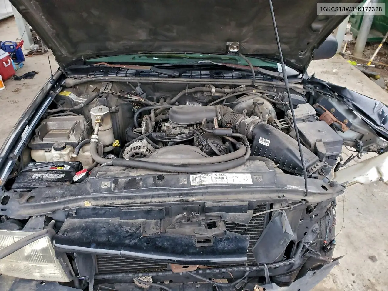 2001 GMC Jimmy VIN: 1GKCS18W31K172328 Lot: 59004376