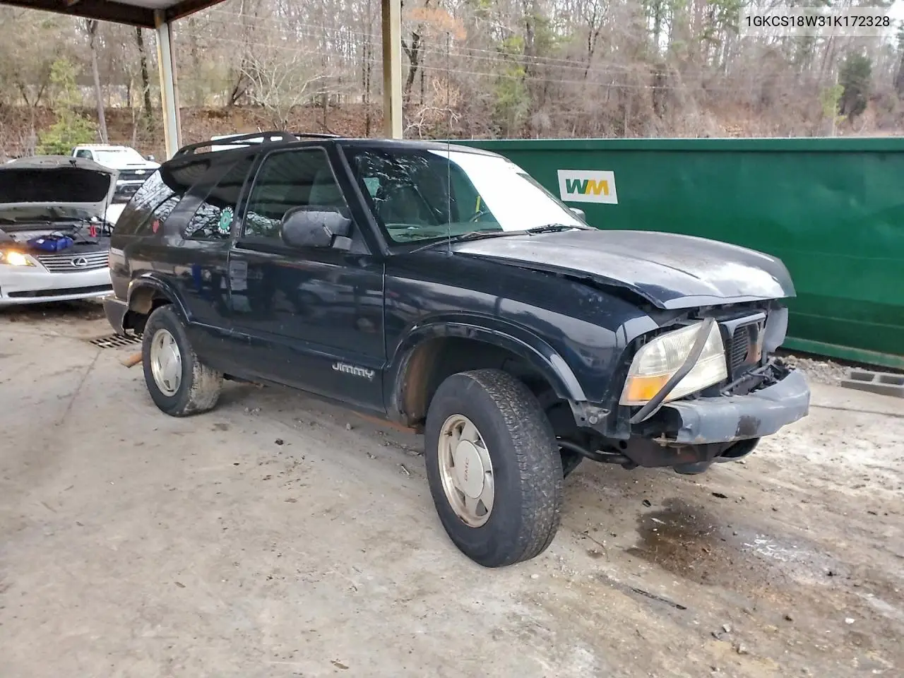 2001 GMC Jimmy VIN: 1GKCS18W31K172328 Lot: 59004376